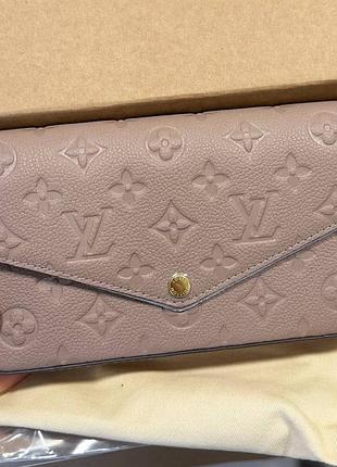Сумка клатч бузковий колір louis vuitton pochette félicie