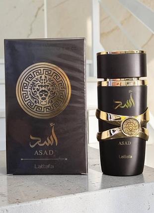 Парфумована вода унісекс lattafa asad, 100 мл