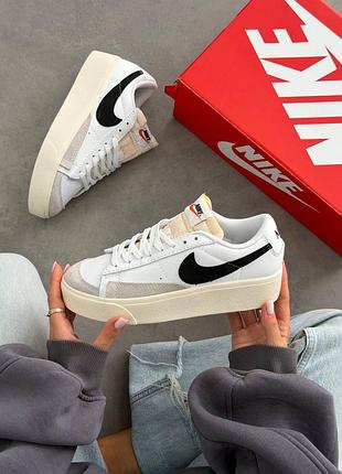 Nike blazer low platform