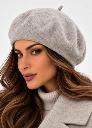 Классический шерстяной берет h&m