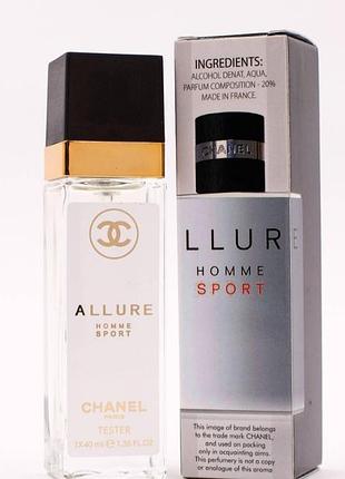Chanel allure homme sport pheromone parfum чоловічий 40 мл