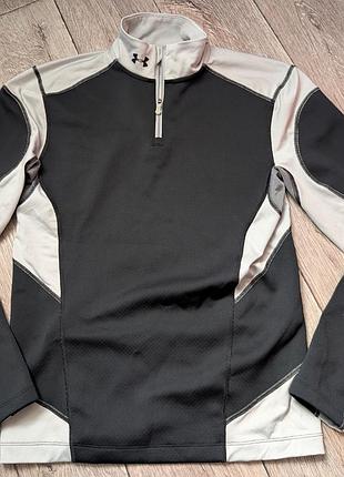 Спортивна кофта under armour чорно-сіра розмір m-l