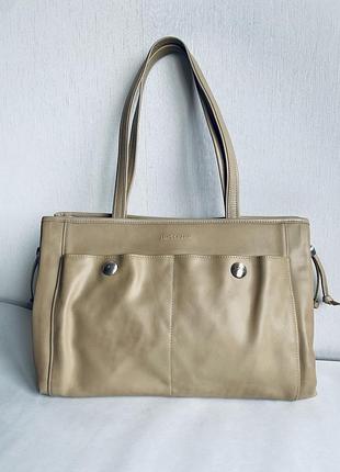 Сумка із натуральної шкіри longchamp
