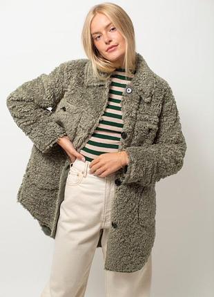 Bellerose, зелена шубка, сорочка-тедді, р.xs