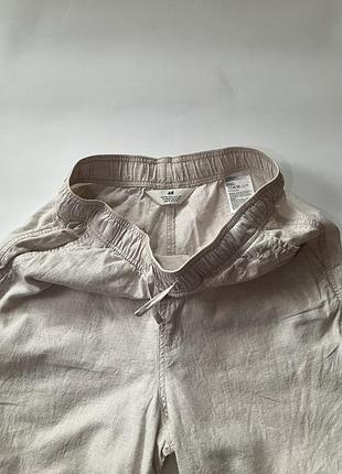 Шорти лляні h&m, розмір 158, нові 3