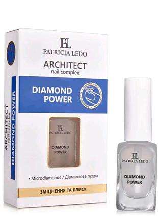 Комплекс для нігтів patricia ledo architect nail complex diamond power, 10 мл