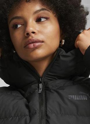 Пуховик puma long hooded down coat 6