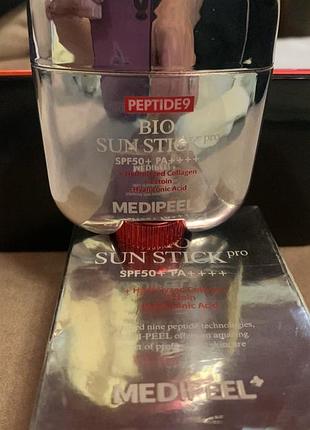 Сонцезахисний стік medi-peel peptide 9 bio sun stick pro spf50+ pa++++