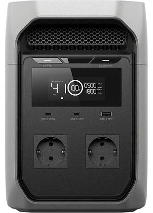 Зарядна станція ecoflow delta 3 classic eu-version (efdelta3c-eu-cbox-l), 1024 вт·год, 1.8 квт