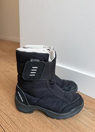 Чоботи quechua sh-100 x-warm чорні