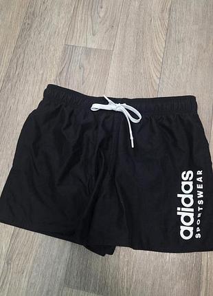 Шорти для хлопчика adidas чорні 10-11 років