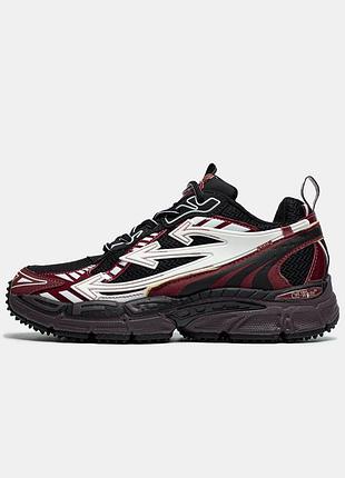 Стильні кросівки off-white be right back burgundy❤️