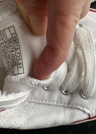 Кеди levi's білі текстильні 39 розмір 2