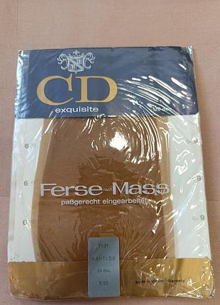 Вінтажні панчохи cd exquisite 20 den (фрн / west germany), р. 9 (36–37) — нейлон