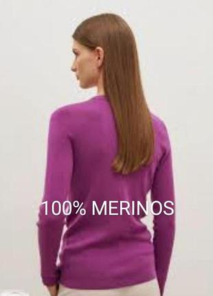 Джемпер светр італія бренду chiara bini 100% merinos  uk  6-8.  eur  34-36