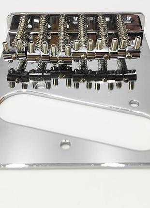 Гітарний брідж струнотримач для електрогітари telecaster хром