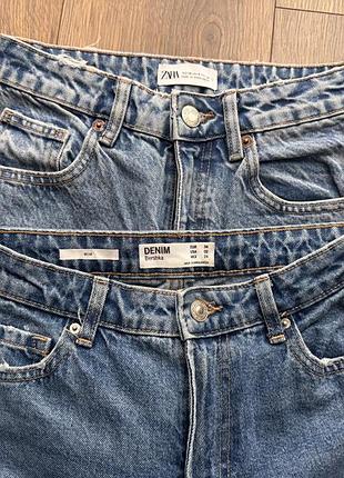 Джинси zara та bershka, розмір 34