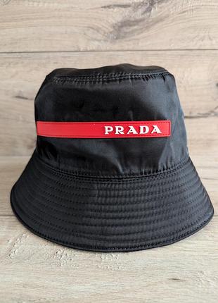 Панама prada linea rossa  nylon размер m 2