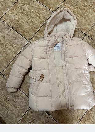 Зимова куртка primark бежева 98 см
