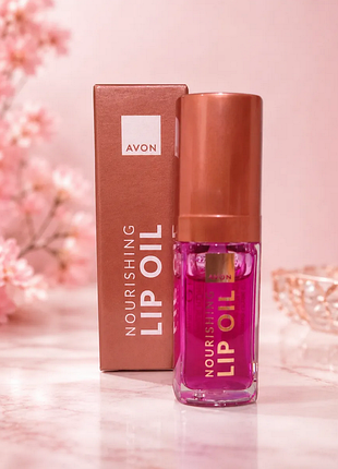 Питательная маселка для губ avon true nourishing lip oil, блеск для резины avon/эйвон блеск