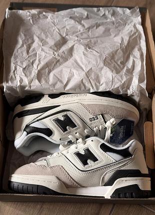 Кросівки new balance 550 біло-чорні