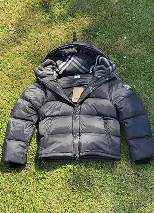 Куртка burberry / пуховик бурбері
