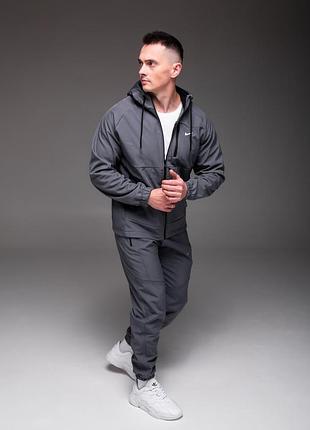 Мужской утепленный костюм softshell серый 6