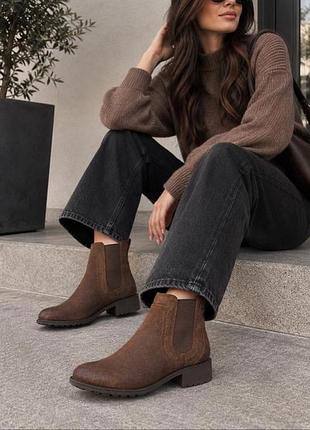 Актуальні трендові утеплені замшові черевики ugg розмір 40 🔥🔥🔥