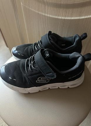 Кросівки skechers glide-step чорні на липучці