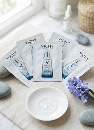 Укріплююча щоденна гель-сироватка для обличчя vichy mineral 89 (пробник), 1.5 мл  
​