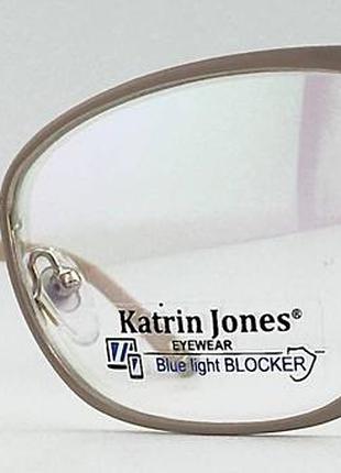 Женская оправа для очков katrin jones kj3124 c5 с линзами blue light blocker (комбинированные, с флексами)