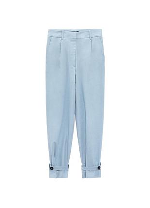 Актуальні трендові штани/брюки «султанки» zara uk 10/m/38 🔥🔥🔥