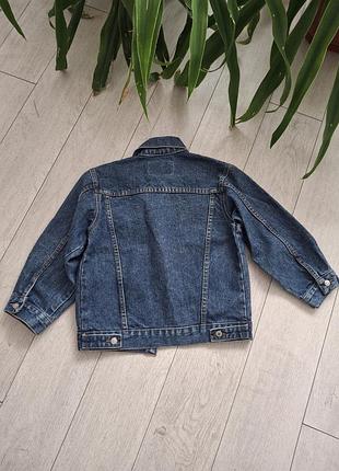Джинсова куртка levi's синя 3
