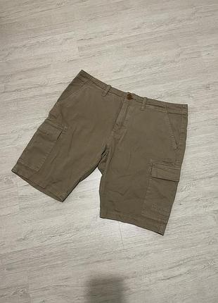 Шорти карго barbour land rover коричневі
