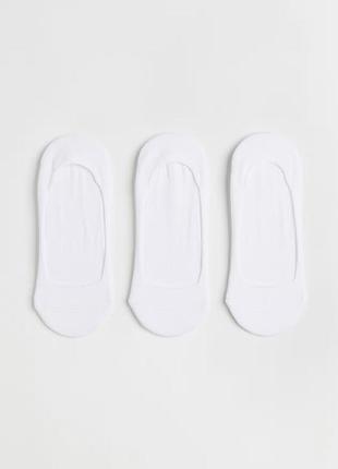 Носки из мягкой, тонкой хлопковой ткани, с низким вырезом h&m