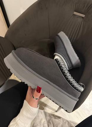 Ugg tazz dark grey/ угги таз темно-серые