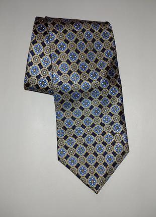 Шовкова краватка галстук windsor collection tie   rack з геометричним візерунком