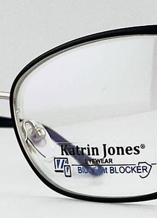 Жіноча оправа для окулярів katrin jones kj3124 c1 з лінзами blue light blocker (комп'ютерні, з флексами)
