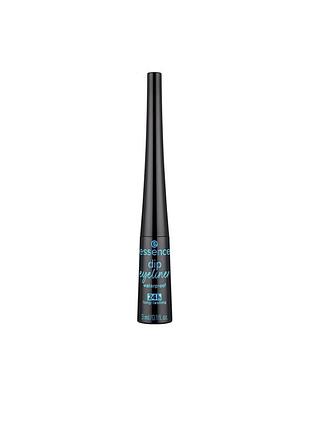 Підводка для очей essence dip eyeliner waterproof 24h long-lasting 01 black, 3 мл