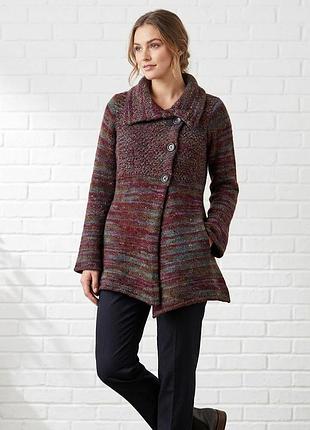 Жіноча кофта marks & spencer різнокольорова з альпакою uk 18