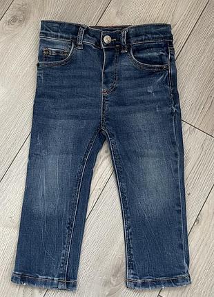 Джинси унісекс zara сині, розмір 86