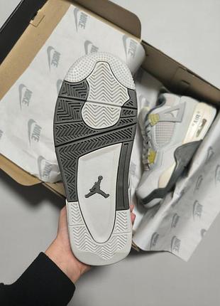 Nike air jordan 4 retro grey fur ❄️ 5