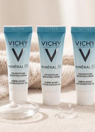 Увлажняющий крем-бустер vichy minéral 89 72h moisture boosting cream