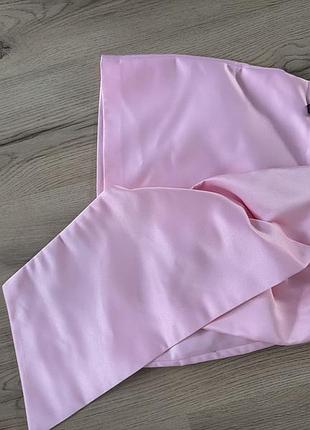 Міні-спідниця жіноча zara рожева