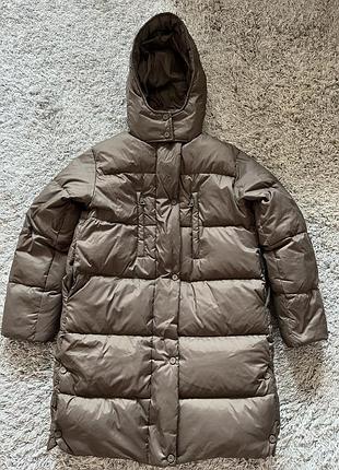 Пальто пуховик zara