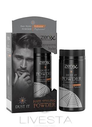 Стайлінг-пудра для волосся zenix, 20 г