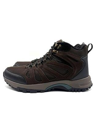 Черевики чоловічі hunter mason mid hiker wp коричневі трекінгові шкіряні