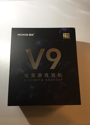 Навушники mchose v9 e-sports headset 7.1 wireless white