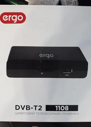 Тв тюнер ergo 1108 (dvb-t, dvb-t2) (stb-1108)