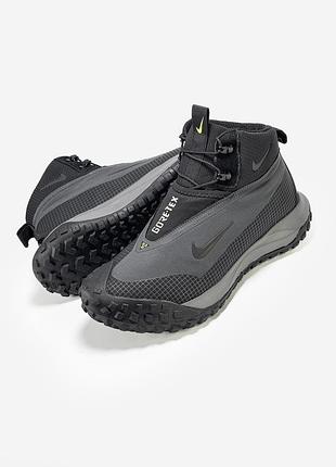Nike acg mountain fly gore-tex fur black/dark grey❄️ 8